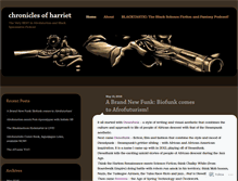 Tablet Screenshot of chroniclesofharriet.com